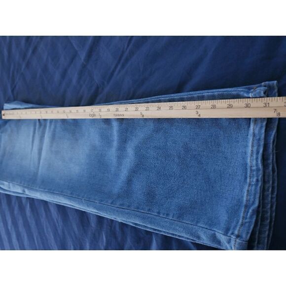Women's High Waist Straight Leg Belted Jeans 5 - Picture 8 of 8